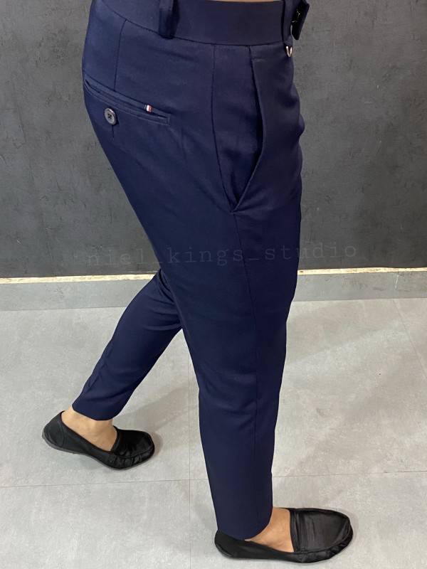 Ankle Formal Blue Trouser