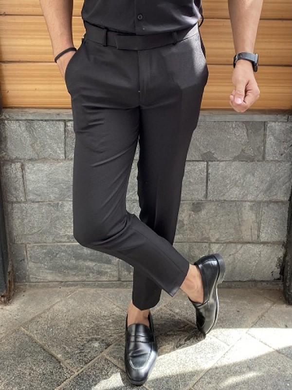 Men's charcoal gray dress pants for formal occasions | Baron Boutique