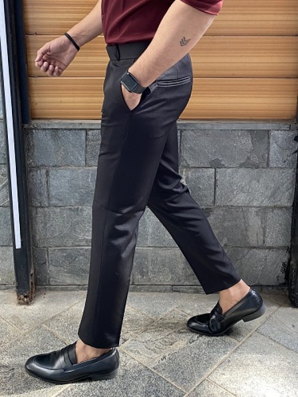 Ankle Formal Black Trouser