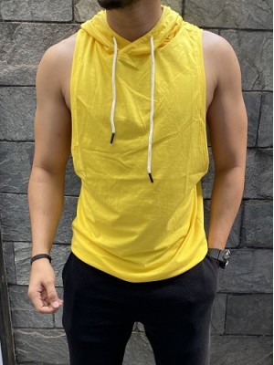 Tanktop Hoodie Yellow