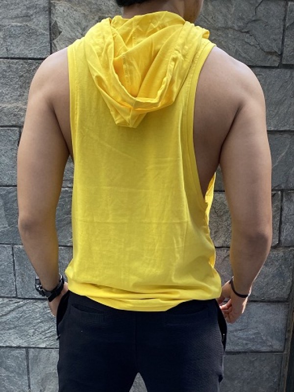 Tanktop Hoodie Yellow