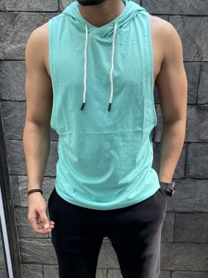 Tanktop Hoodie Turquoise