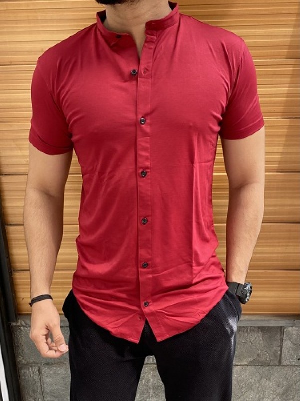 half collar shirt design