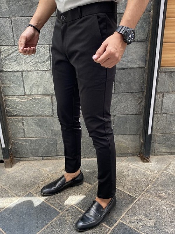  Stretchable Cotton Black Trouser