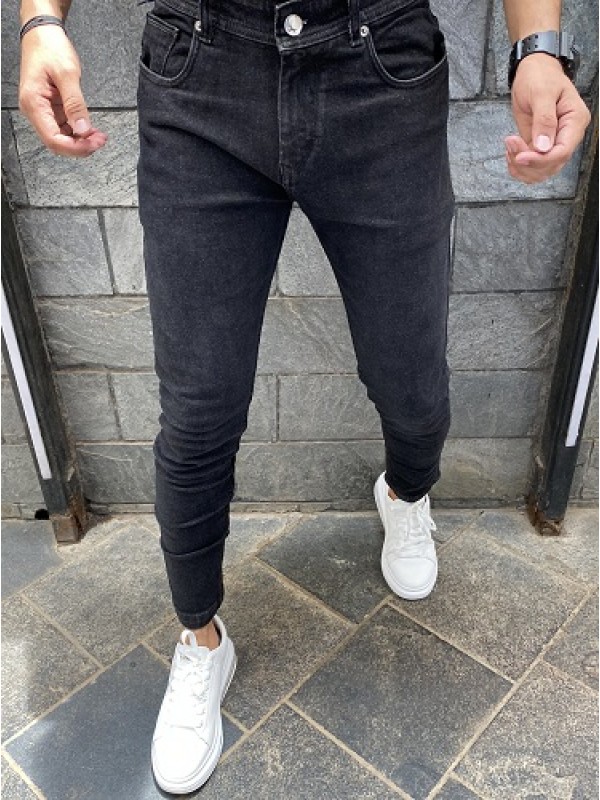 Flat Finish Basic Carbon Denim