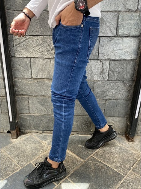 Flat Finish Basic Mid BLue Denim