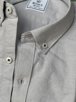   Oxford Grey Half Shirt