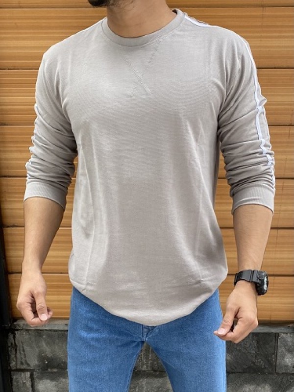     Side Strap Grey Fullsleeve Tshirt