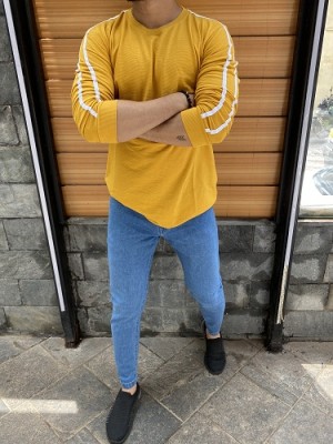     Side Strap Mustard Fullsleeve Tshirt