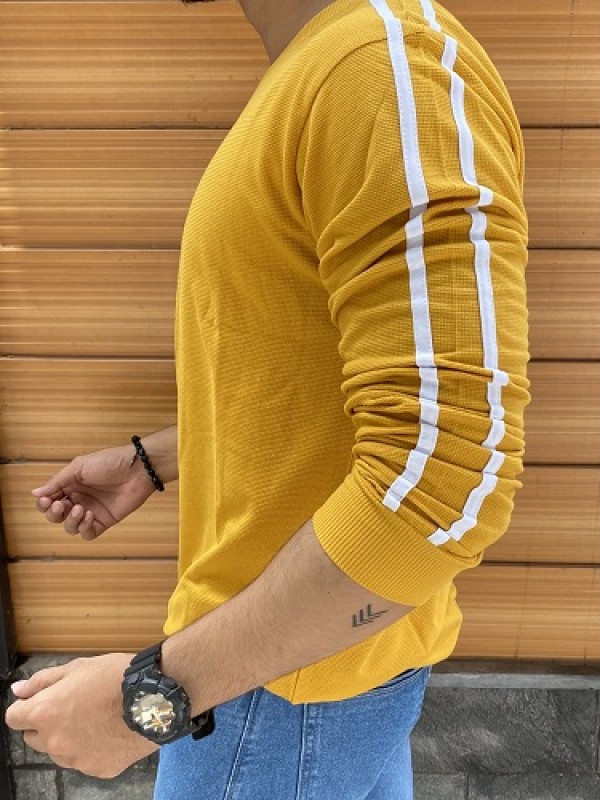     Side Strap Mustard Fullsleeve Tshirt