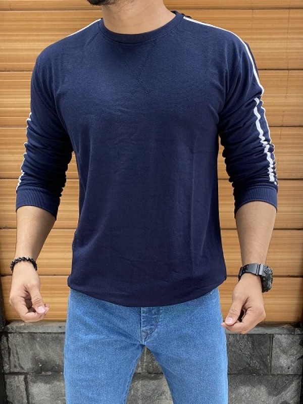     Side Strap Navy Fullsleeve Tshirt