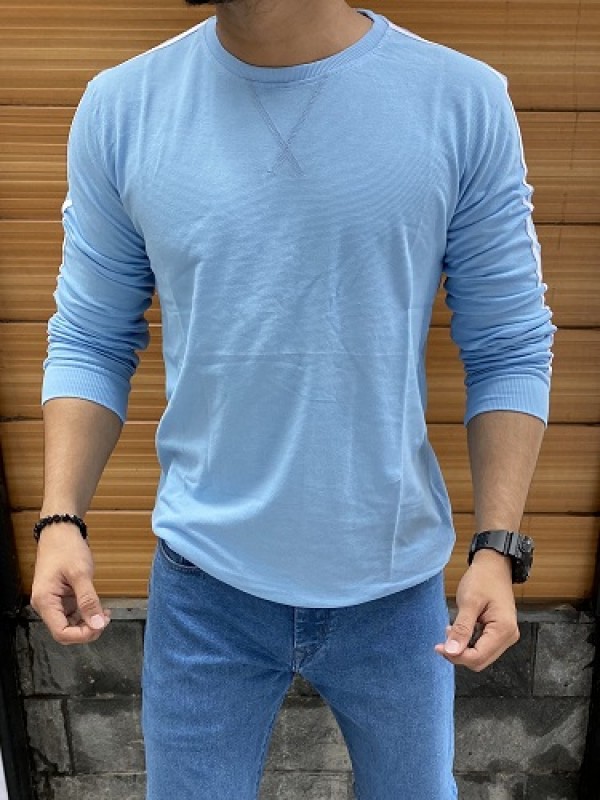     Side Strap Sky Fullsleeve Tshirt