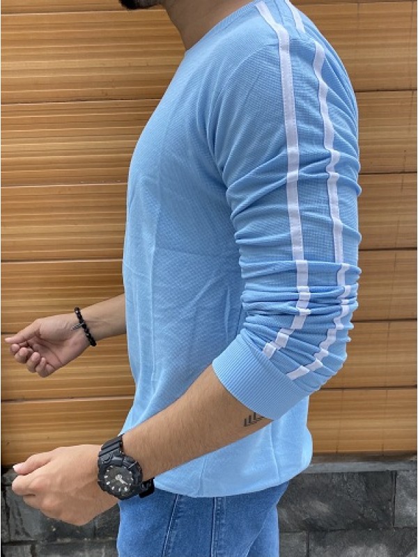     Side Strap Sky Fullsleeve Tshirt