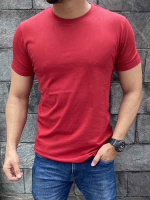    Lycra Maroon Tshirt H/s