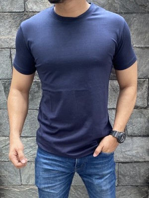    Lycra Navy Tshirt H/s