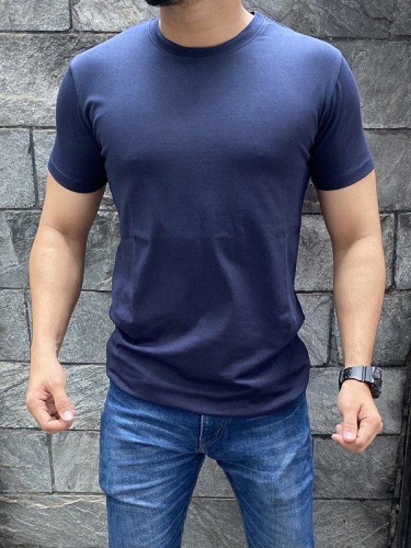    Lycra Navy Tshirt H/s