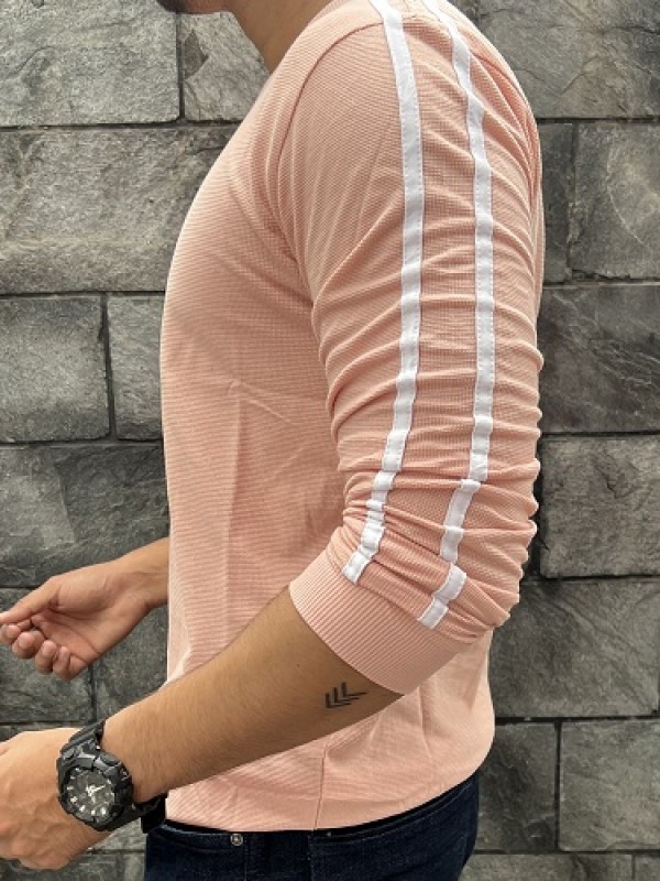     Side Strap Peach Fullsleeve Tshirt