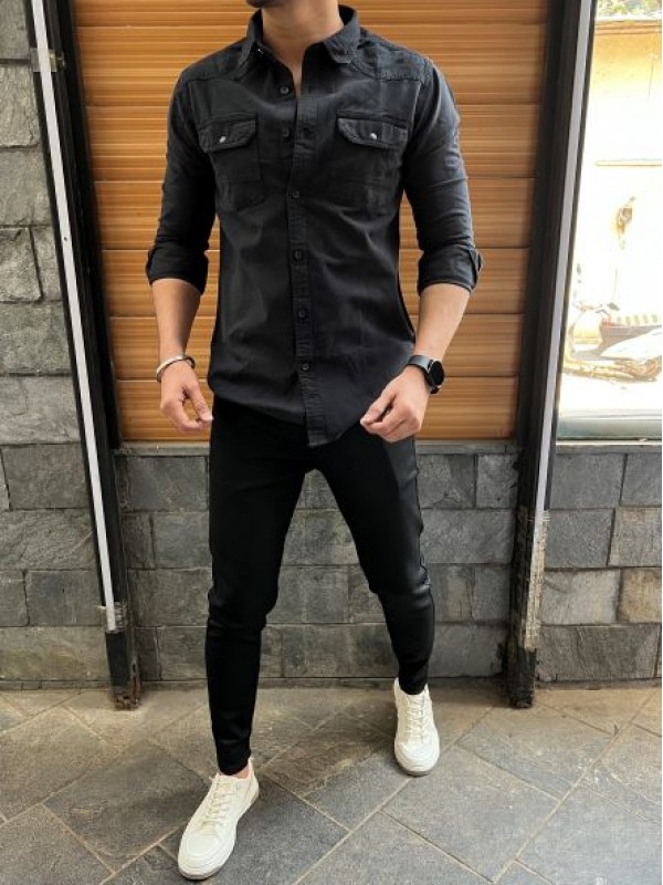         RFD Style 2 Cotton Cargo Black Shirt