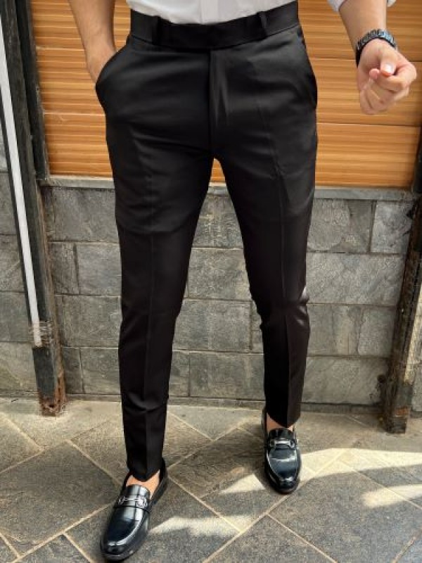           Ankle Formal Black Trouser