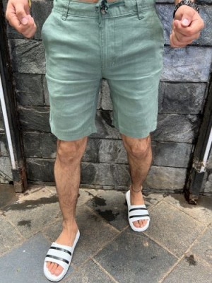        Pure Linen Pista Shorts
