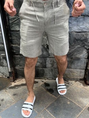        Pure Linen Sand Shorts