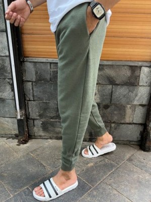      Popcorn Dark Green Joggers