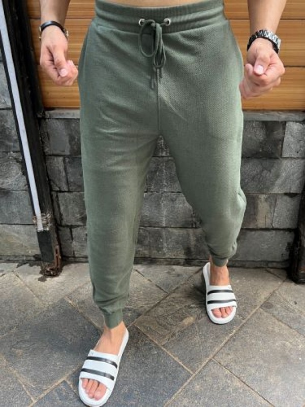      Popcorn Dark Green Joggers