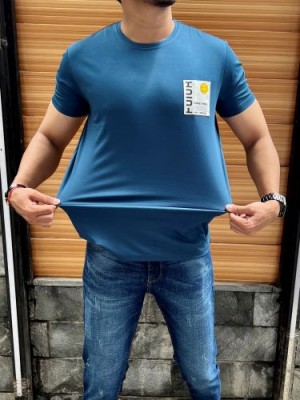            Imported Tensil Smiley Blue Tshirt
