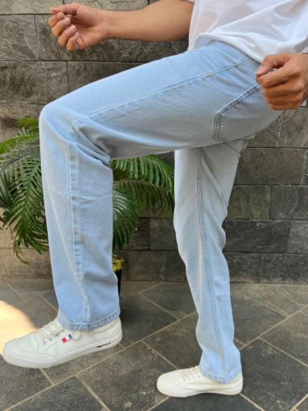                       Baggy Style Light Blue Jeans