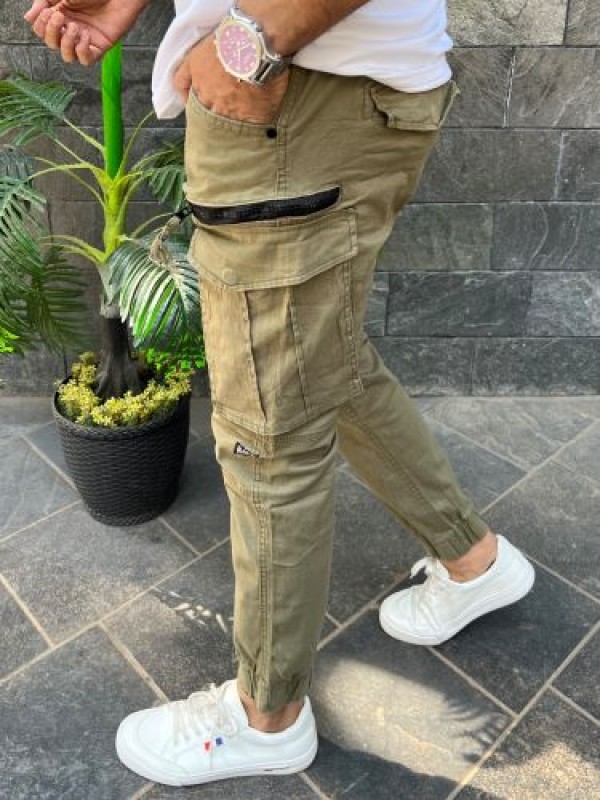               Premium RFD Fabric Green Cargo Pants