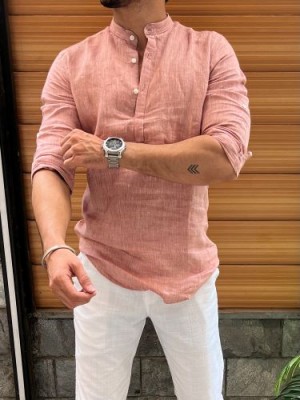                                                             Linen Short kurta Beat Fullsleeves