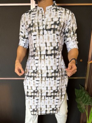                                                                                                                                                                                                                             Light Weight Printed 8 Green Kurta